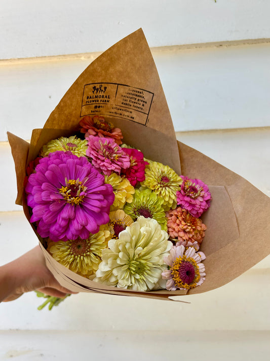 Zinnia Posy